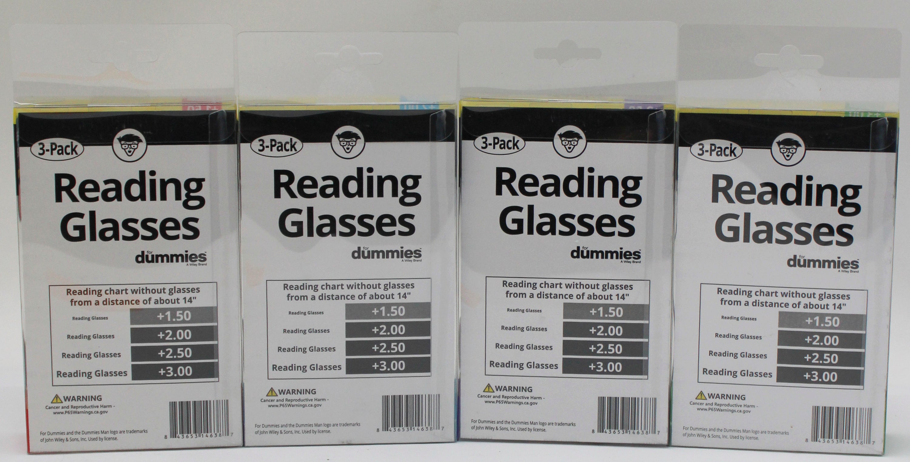 3PK DUMMIES LICENSED READERS IN DISPLAY -ASST STRENGTHS