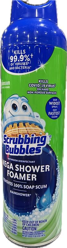 SP SCRUB.BUBBLES MEGA SHOWER FOAMER 20oz RAINSHOWER