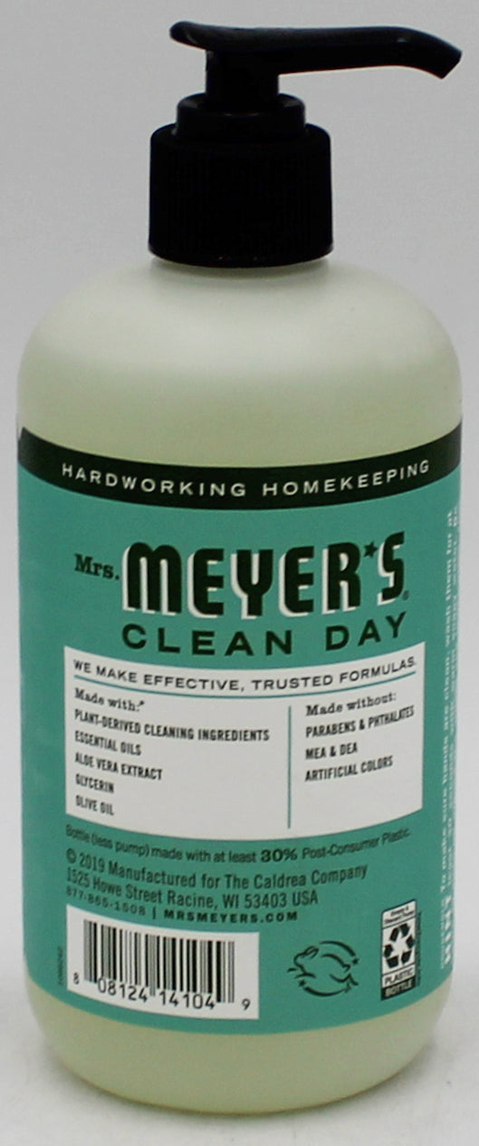 SP MRS MEYER'S HAND SOAP 12.5 oz BASIL SCENT