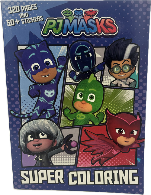 PJ Masks Super Coloring Book 320pg Paperback Wholesale