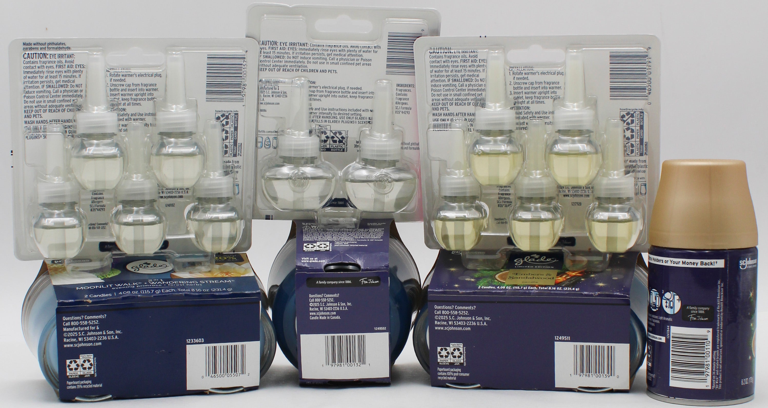 Glade Mixed Embers & Sandalwood Scented Oil Refills PDQ – Wholesale Distributor