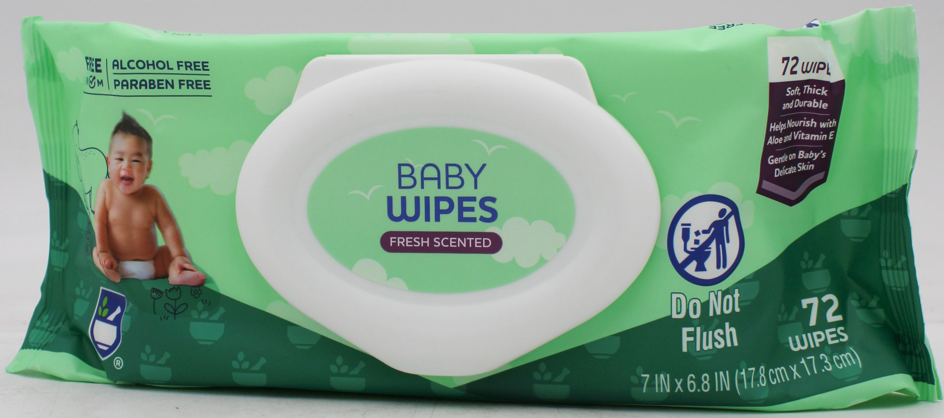 RITE AID BABY WIPES SCENTED 72CT EXP - 7/2027