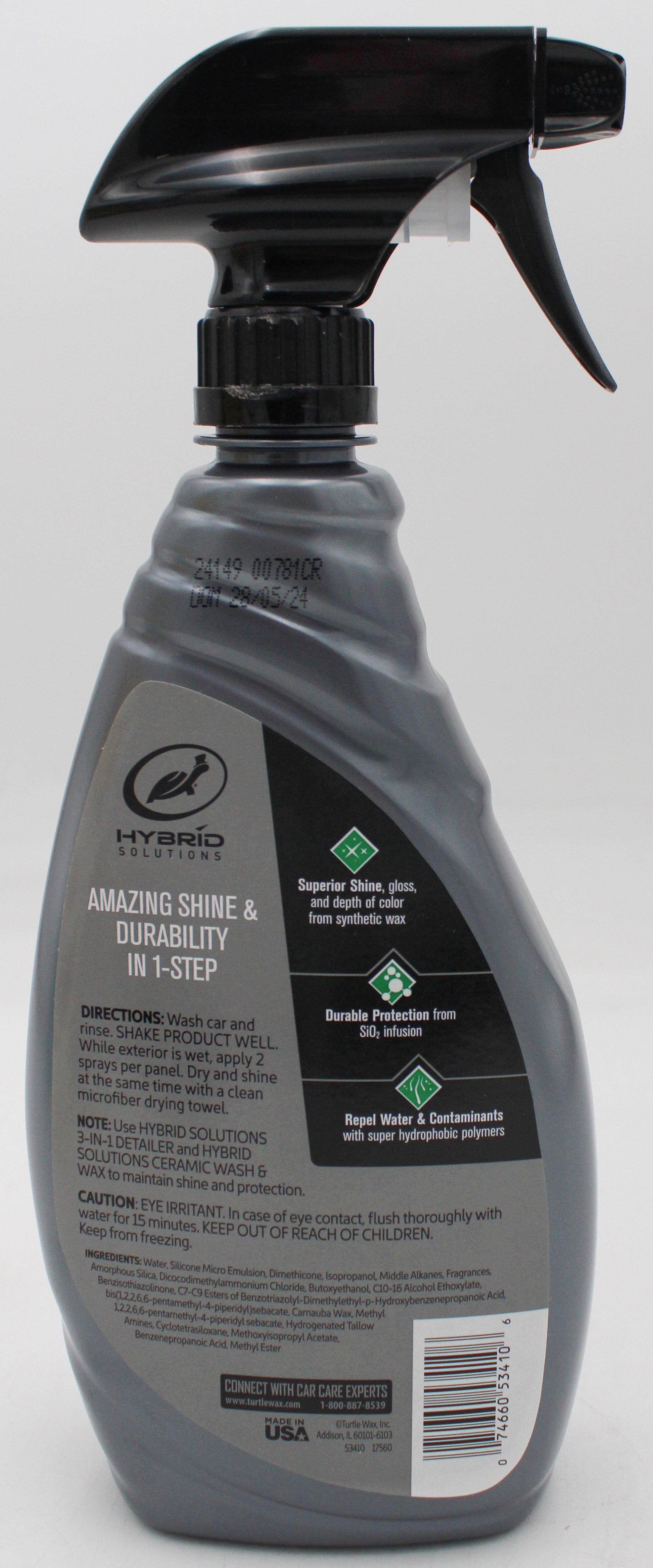 SP TURTLE WAX HYBRID CERAMIC WET WAX SPRAY 26oz