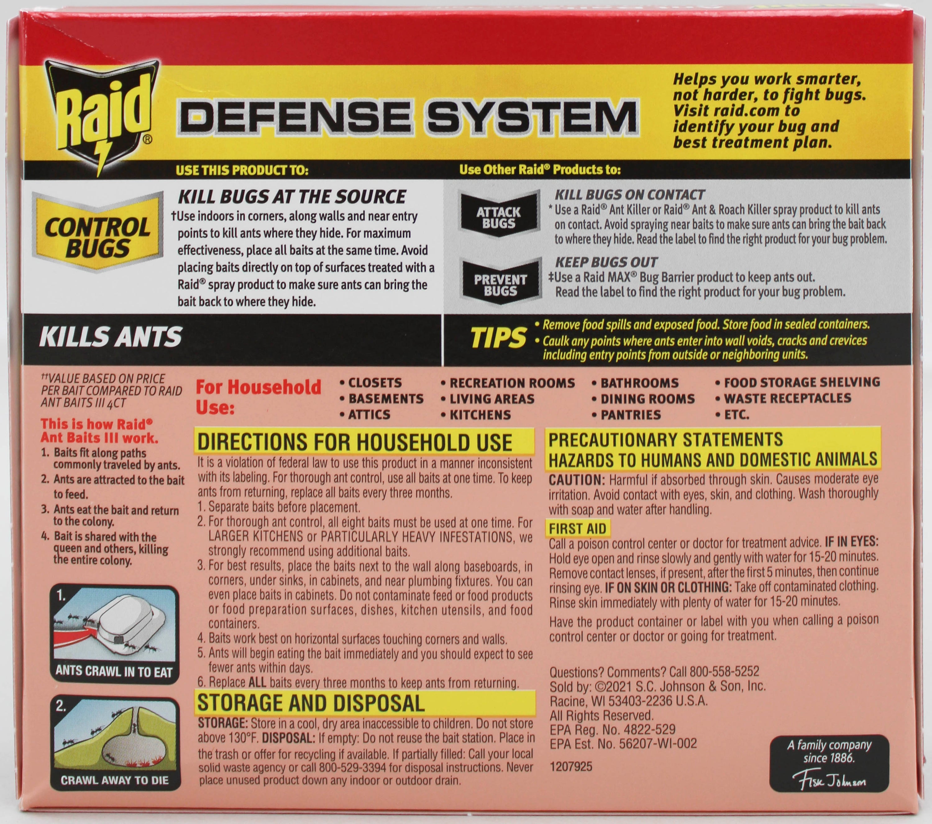 RAID Ant Bait Traps 8ct – Wholesale Pest Control USA