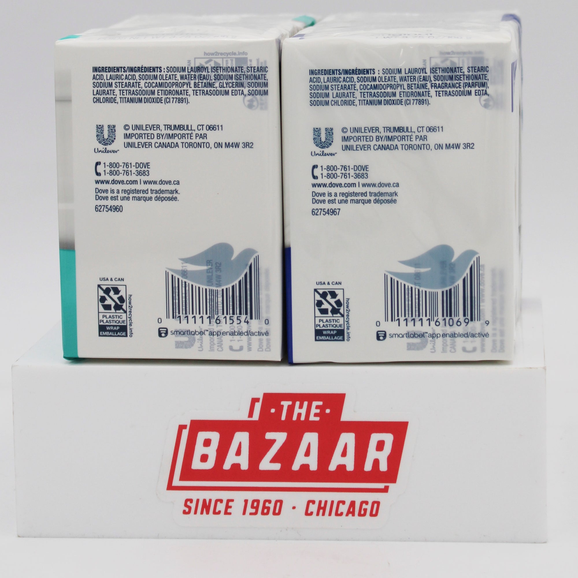 DOVE BAR SOAP WH/SS 4CT