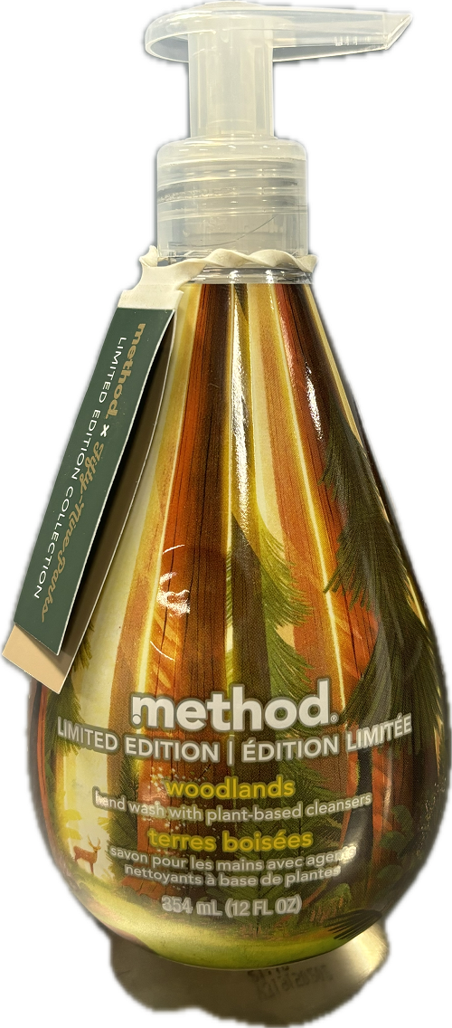 METHOD GEL HAND WASH 12oz PUMP WOODLANDS  US