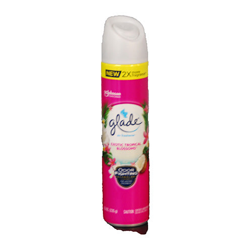 SP GLADE AIR FRESHENER SPRAY 8.3oz EXOTIC TROPICAL BLOSSOMS