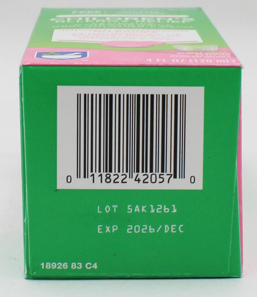 RITE AID CHILDREN'S ALLERGY RELIEF BUBBLEGUM 4oz EXP 12/31/2026 COMPARES TO Zyrtec