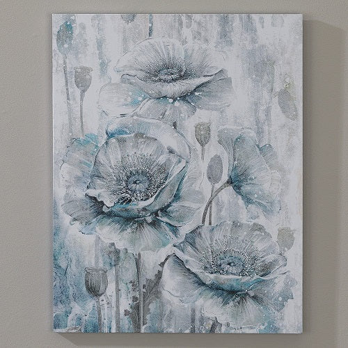 CRYSTAL POPPIES CANVAS PRINT 21"L x 27"W