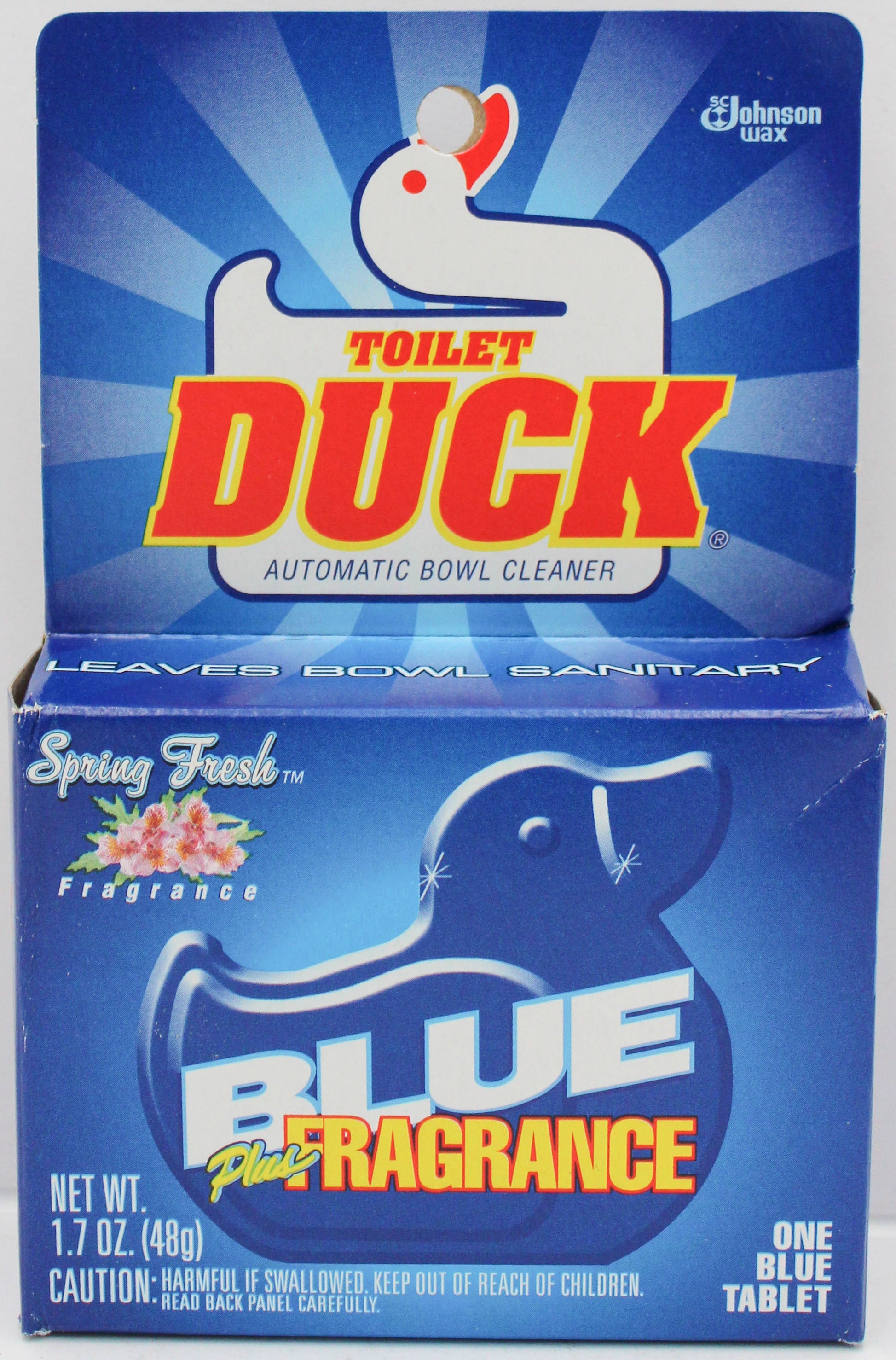 TOILET DUCK AUTOMATIC BOWL CLEANER TABLET - SPRING FRESH 1.41oz US