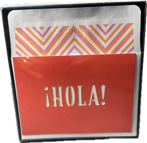 HALLMARK CARDS 10CT 5.75" X 6" HOLA NI