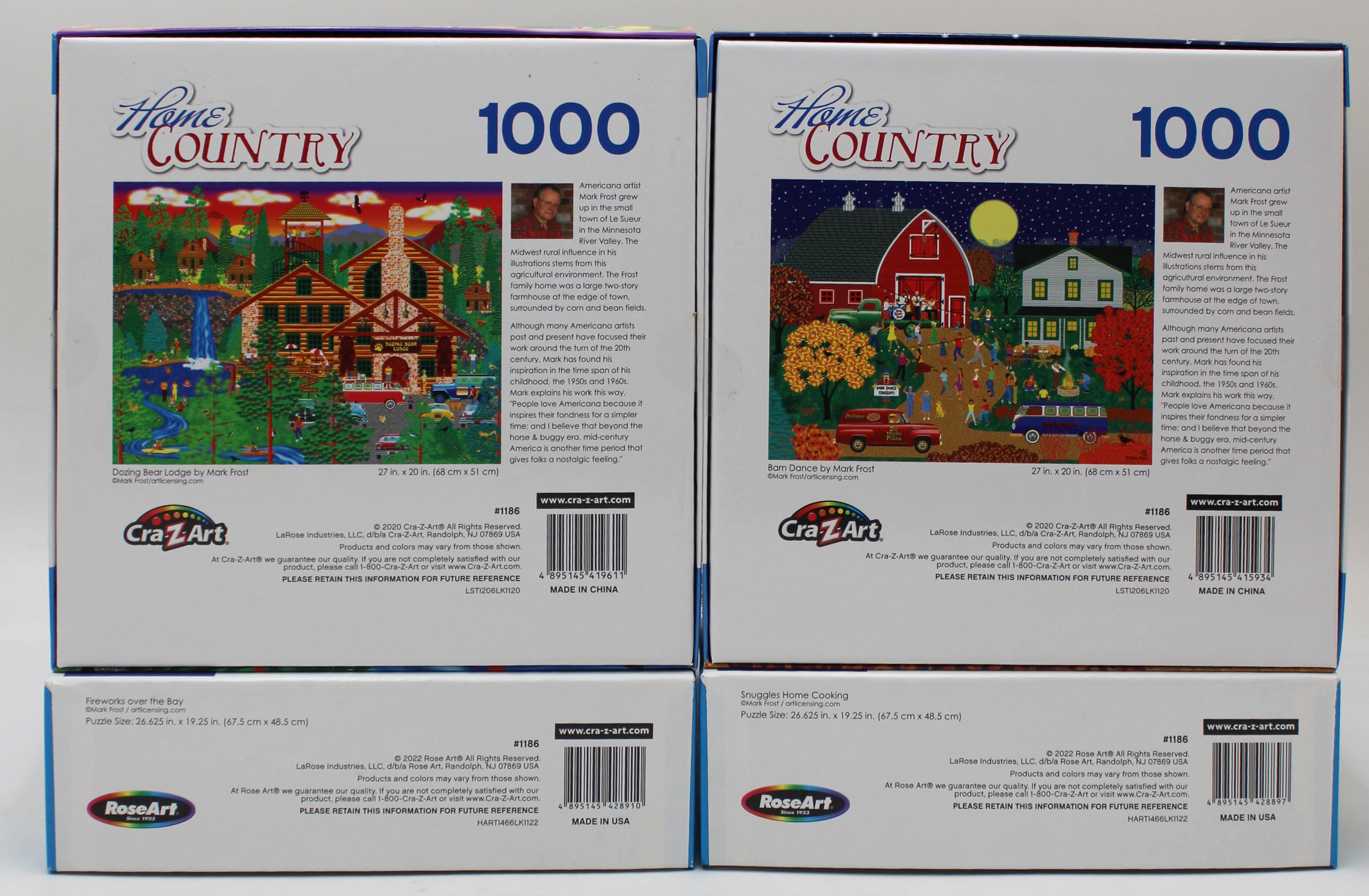 CRA-Z-ART HOME COUNTRY 1000PC PUZZLE - ASSORTED