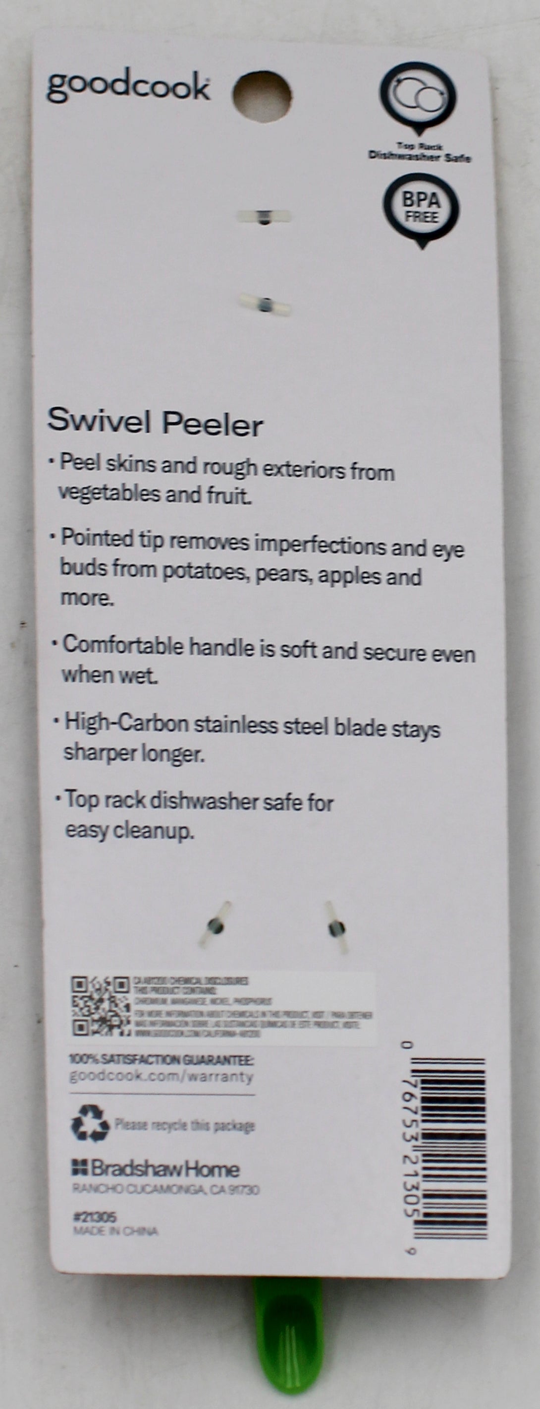 GOOD COOK SMART CHOICE PEELER, SWVL