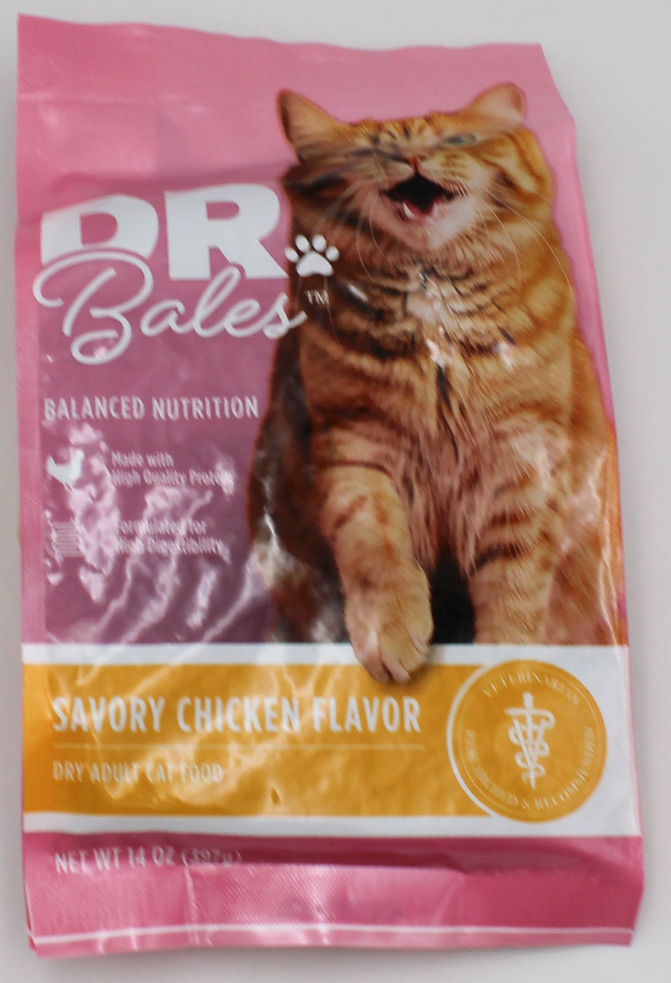 DR.BALES DRY CAT FOOD CHICKEN FLAVOR 14oz. EXP 4/1/2027