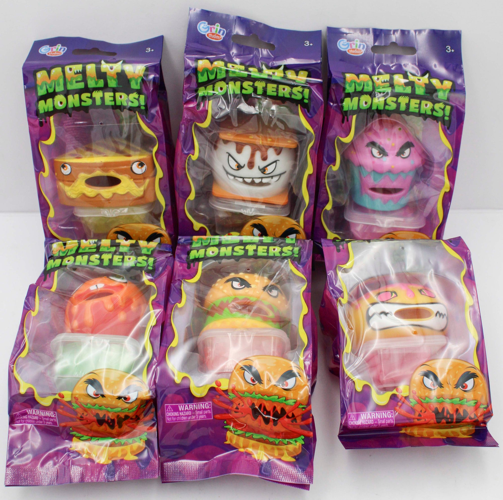 MELTY MONSTERS 6 ASST 3.5in x 7in