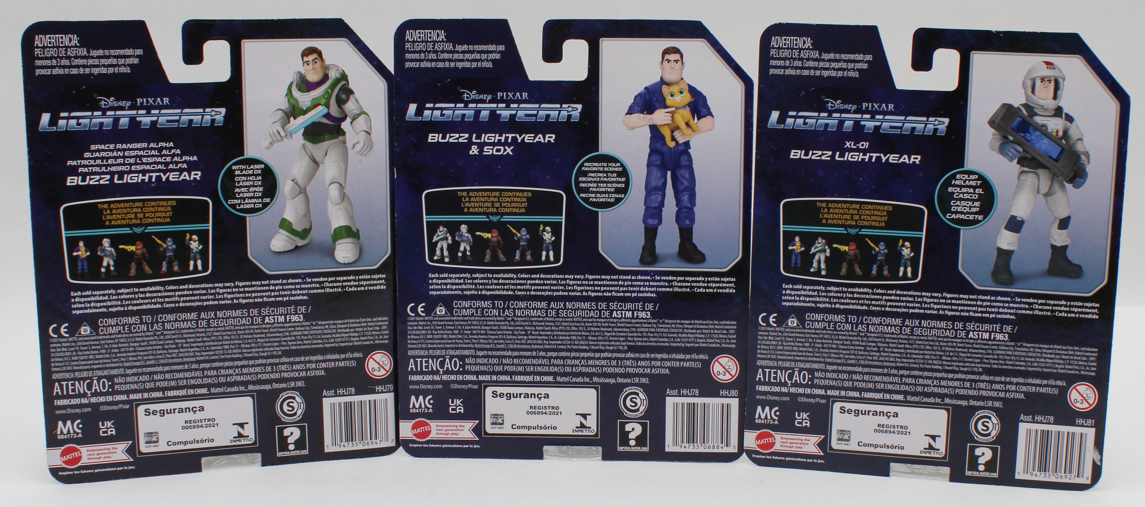 DISNEY PIXAR LIGHTYEAR CORE FIGURES ASSORTED.