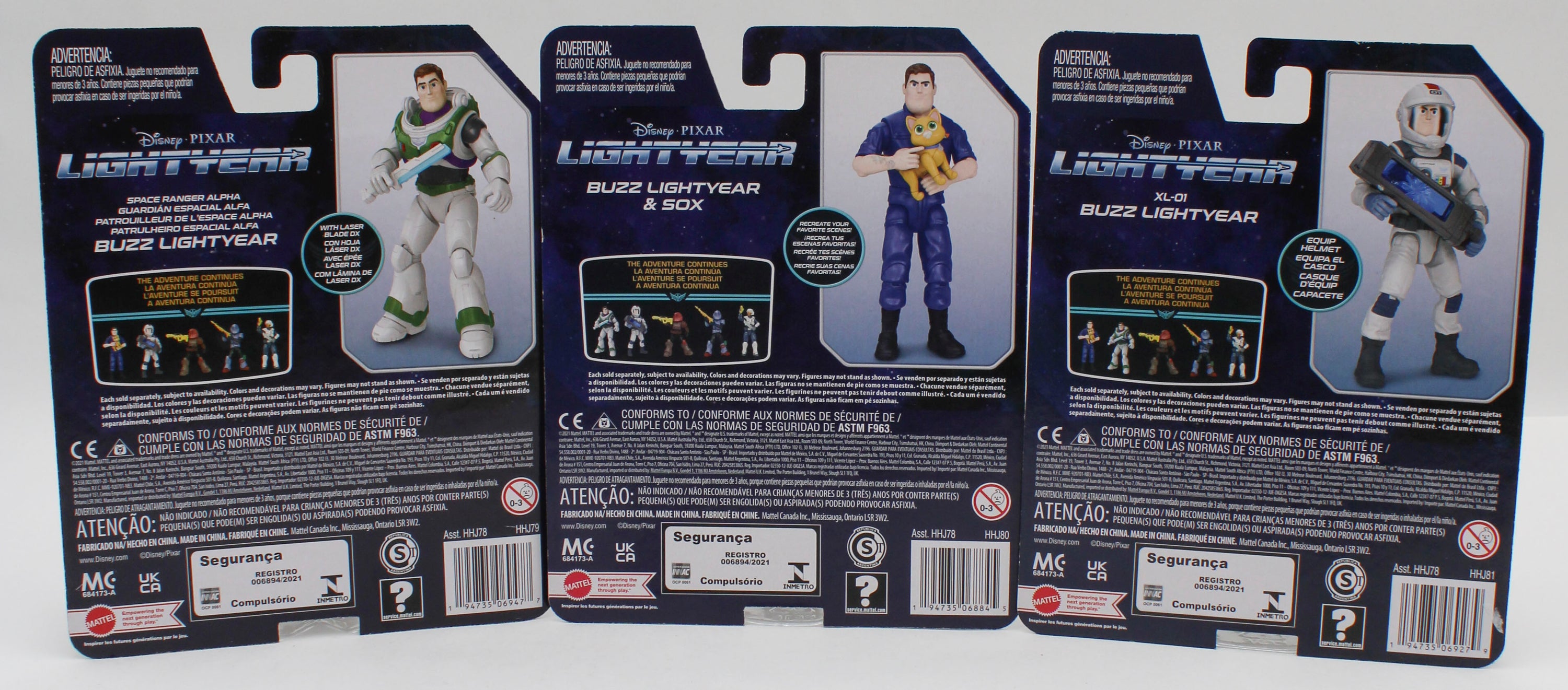 DISNEY PIXAR LIGHTYEAR CORE FIGURES ASSORTED.