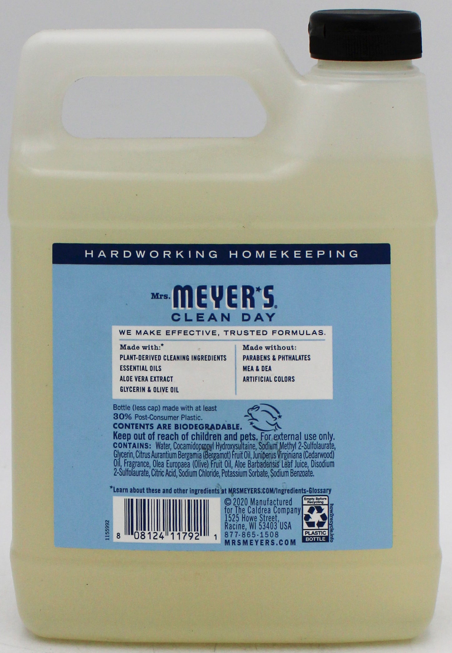 SP MEYER'S HAND SOAP REFILL RAINWATER SCENT 33oz