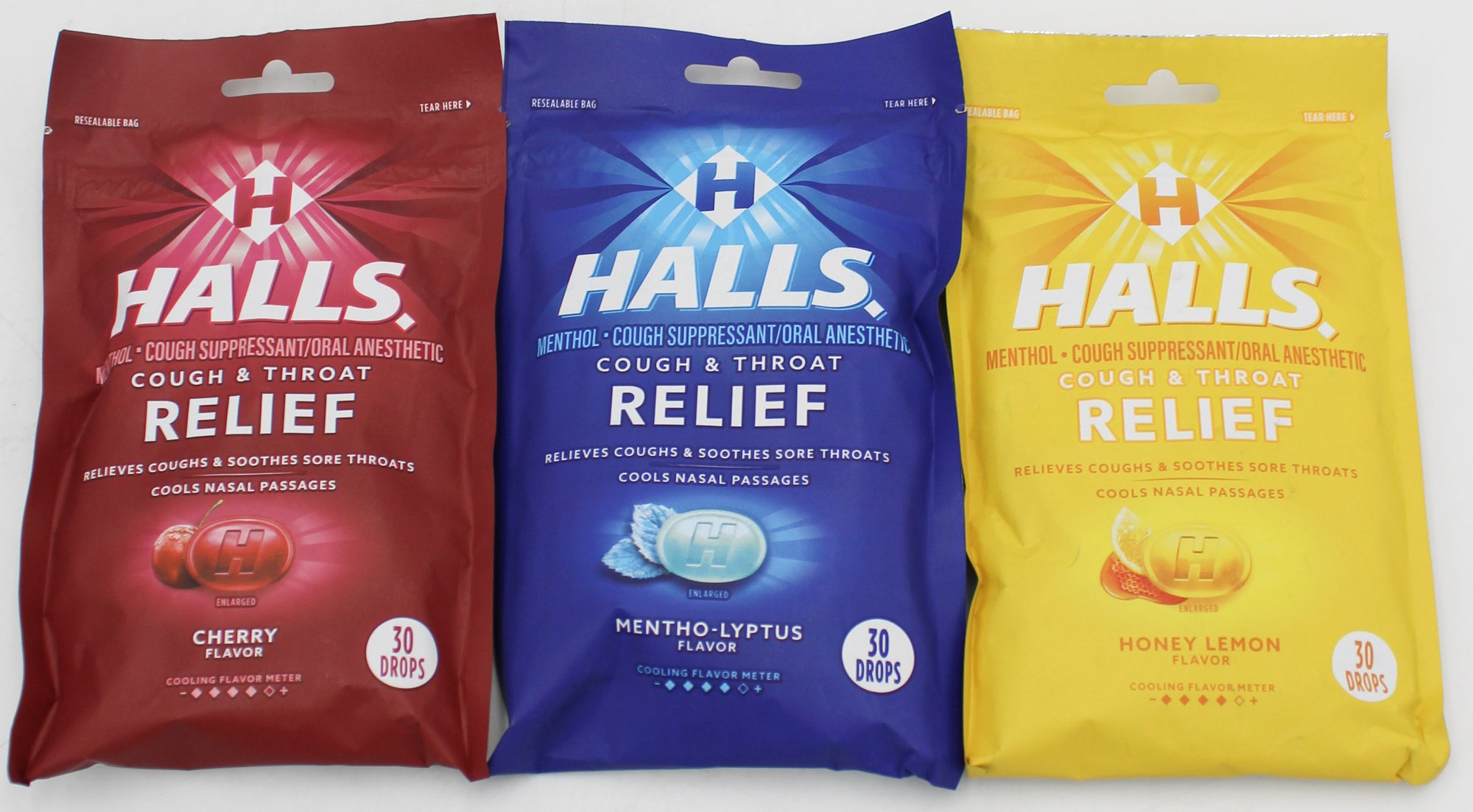 HALLS MIX 30 PC MIX BAG FLOORSTAND EXP 1/2/27