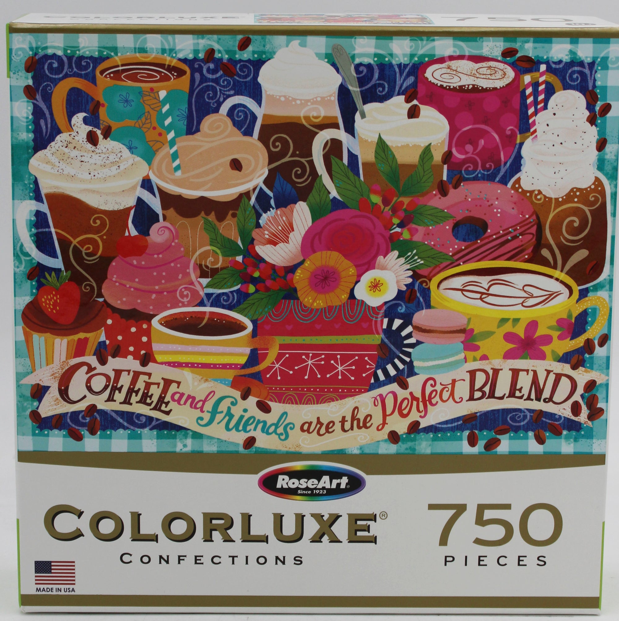 CRA-Z-ART COLORLUXE PUZZLE COFFEE & FRIENDS 750PC