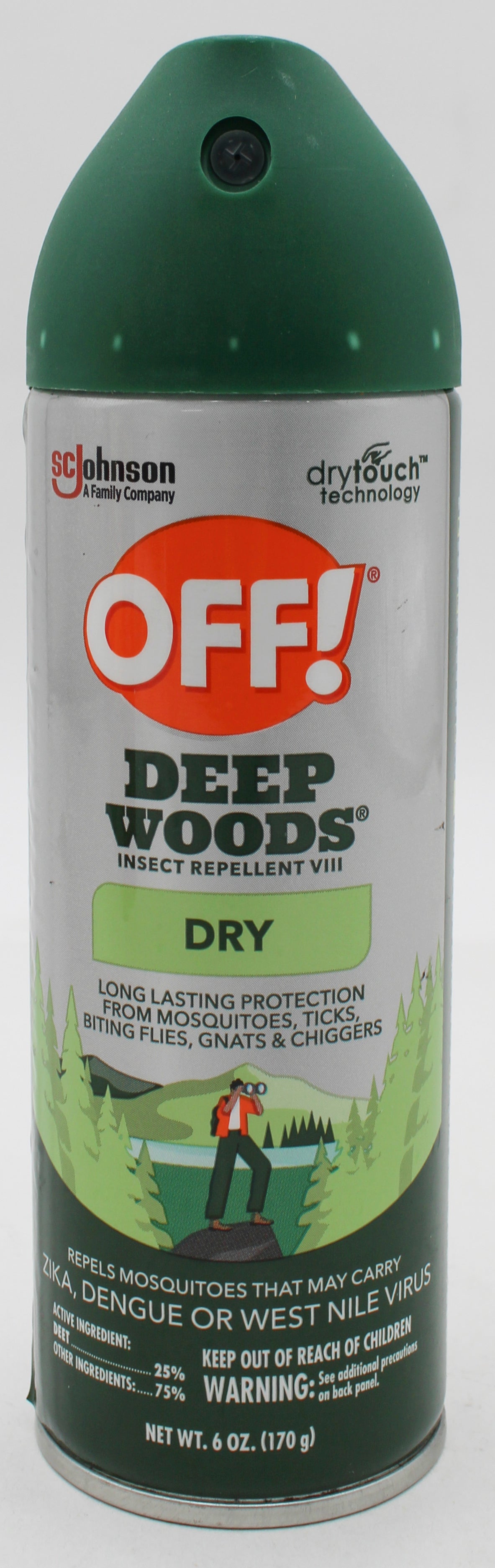 SP OFF DEEP WOODS INSECT REPELLENT 6oz DRY
