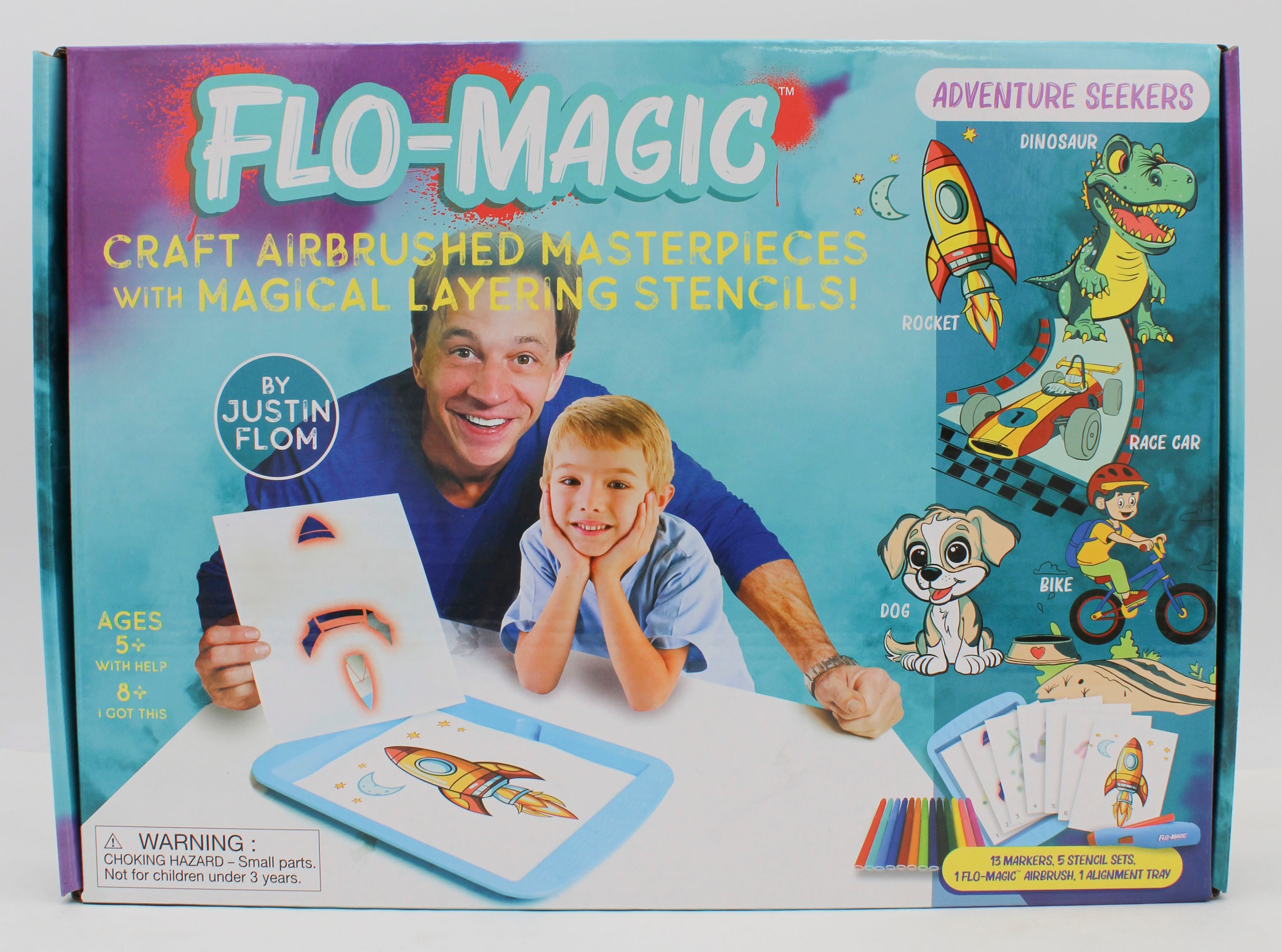FLOMAGIC SPRAY STENCIL KIT ENCHANTED