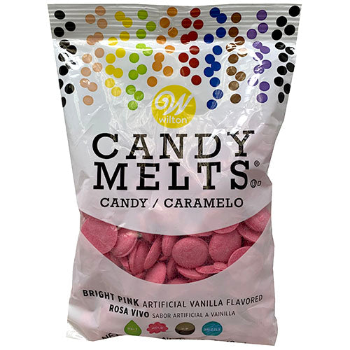 WILTON CANDY MELTS 12oz-VNLLA/BR.PNK