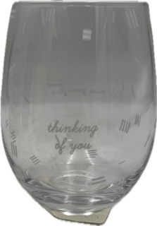 THINKING OF YOU WINE GLASS 16oz