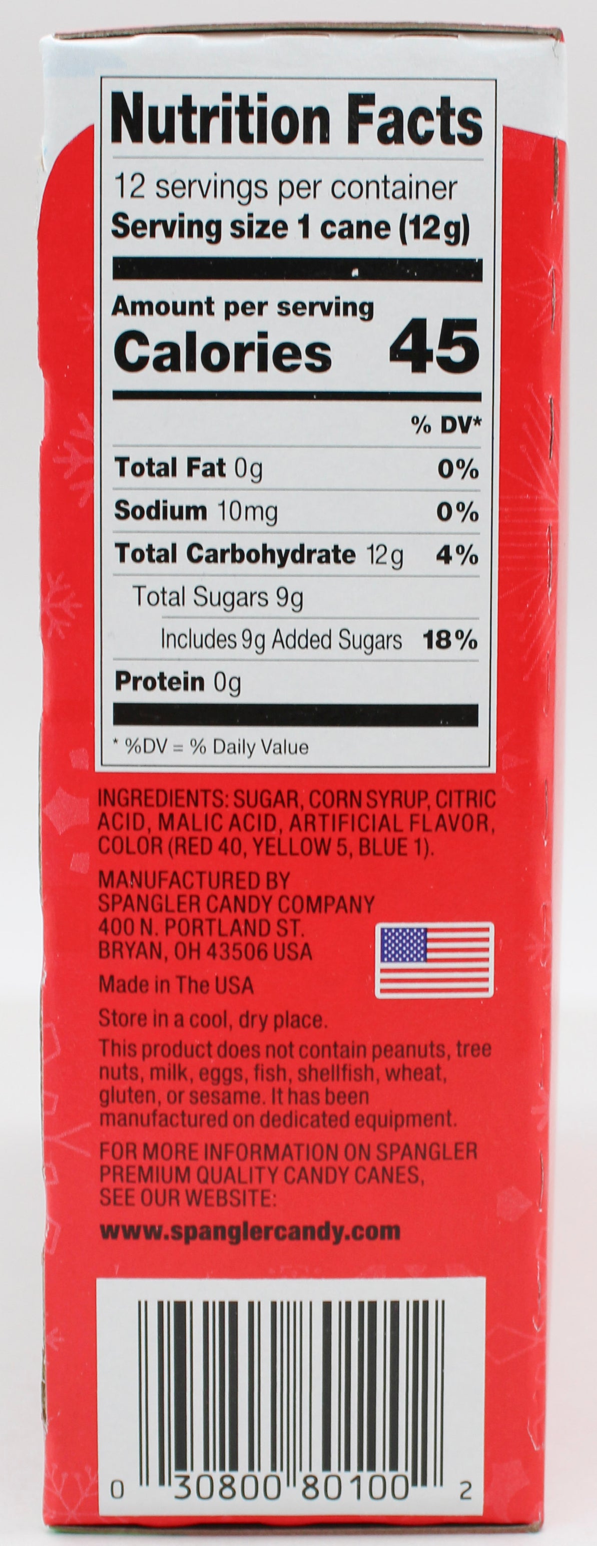 Dum Dums Candy Canes 12ct Box 5.3oz (BB 3/31/28)