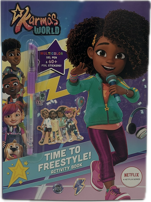 KARMA'S WORLD: TIME TO FREESTYLE! ACTIVITY BOOK - PAPERBACK PP$10.99 US / $12.99 CAN 128pgs