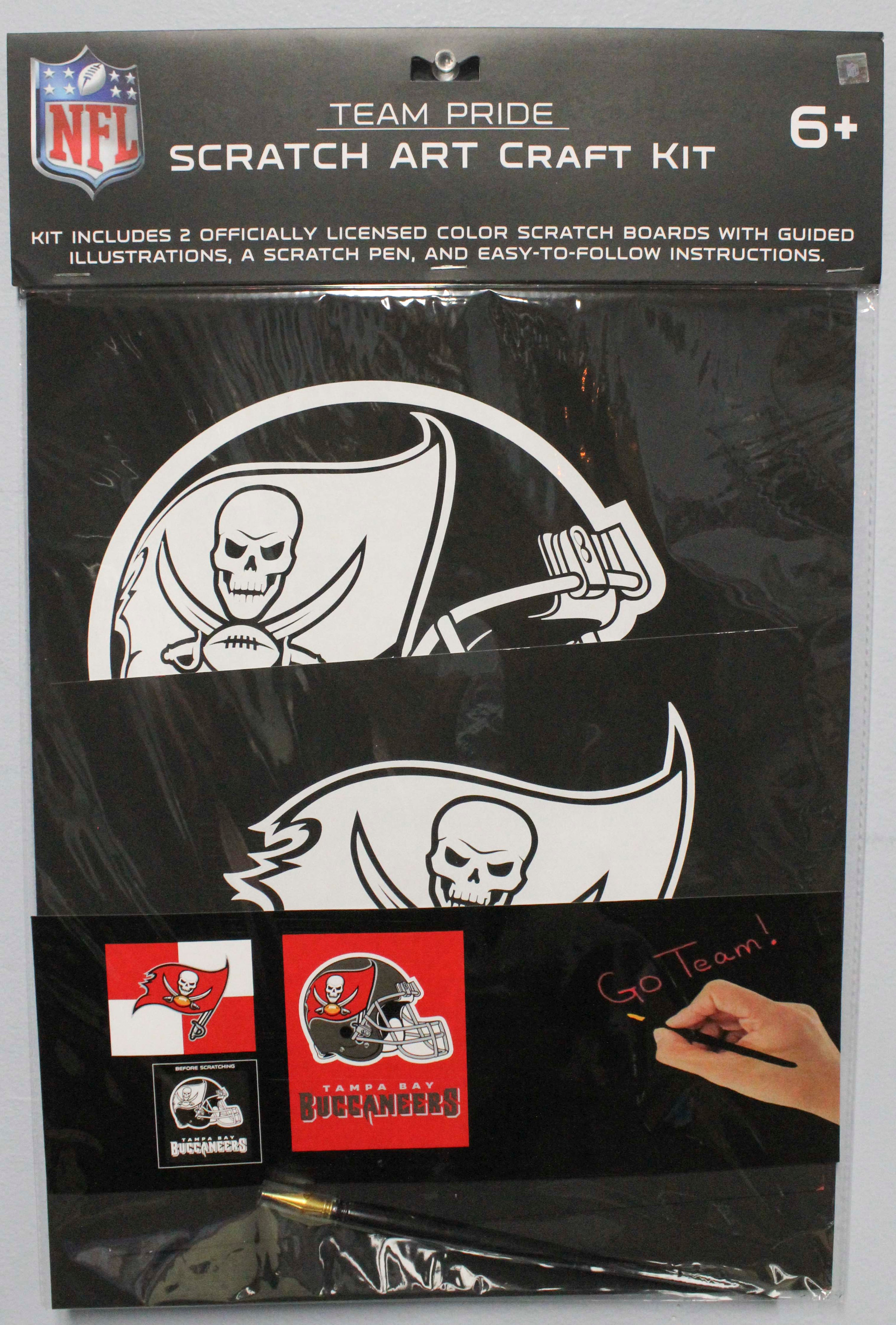 TAMPA BAY BUCCANEERS SCRATCH ART CRAFT KIT