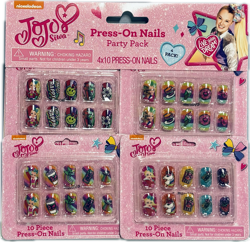 JOJO SIWA  PRESS ON NAILS  40 PCS PARTY PACK