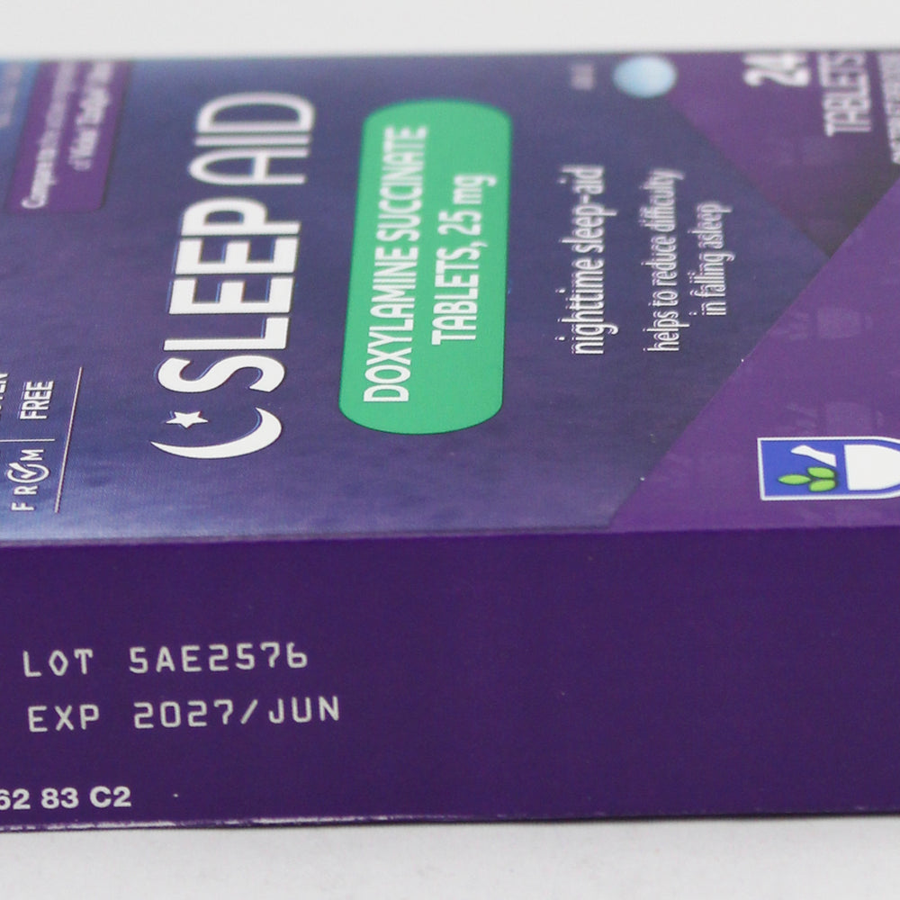 RITE AID NIGHTTIME SLEEP AID TABLETS 24ct EXP 6/30/2027 COMPARES TO Unisom