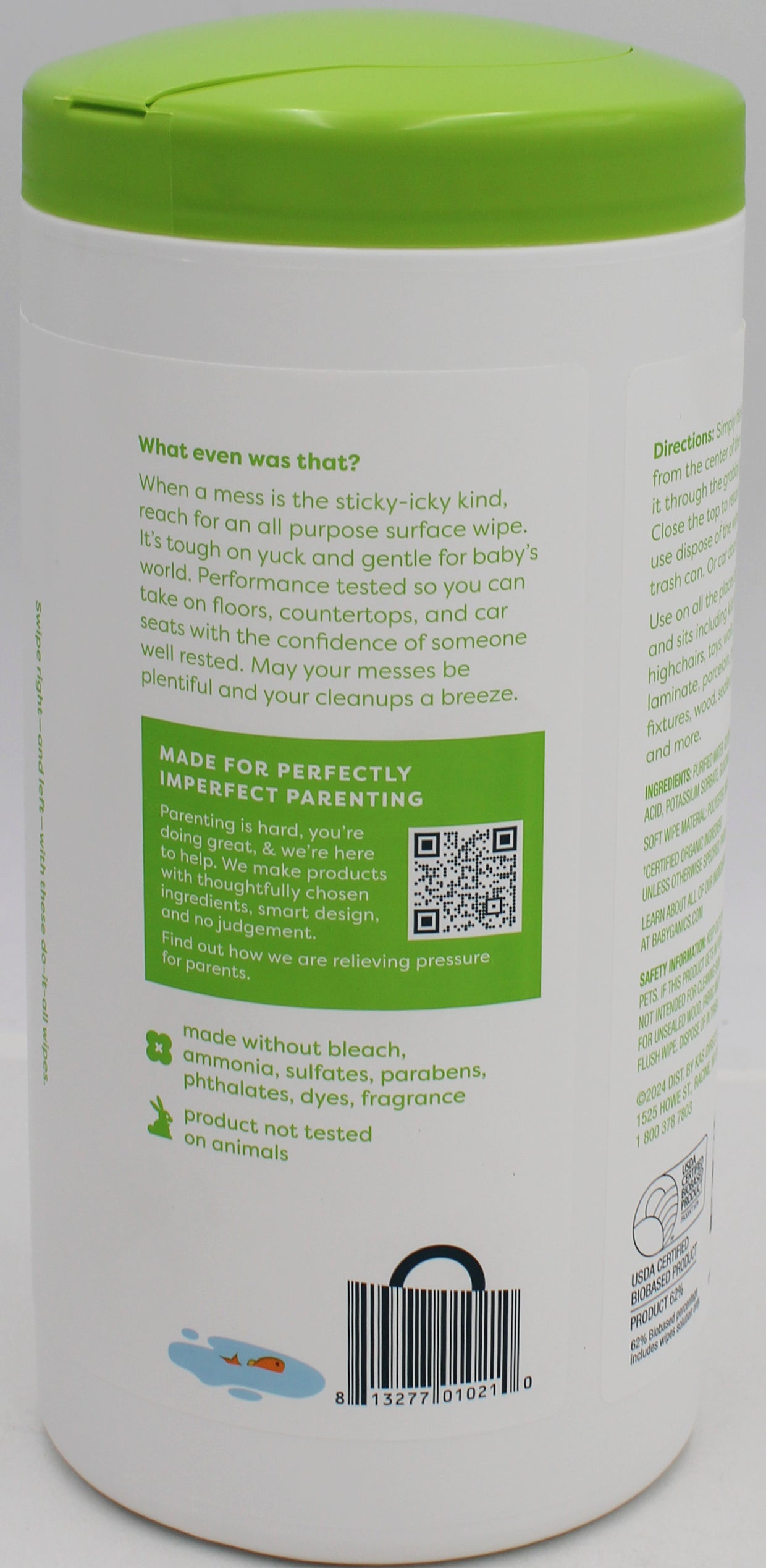 BABYGANICS ALL PURPOSE SURFACE WIPES 75ct US