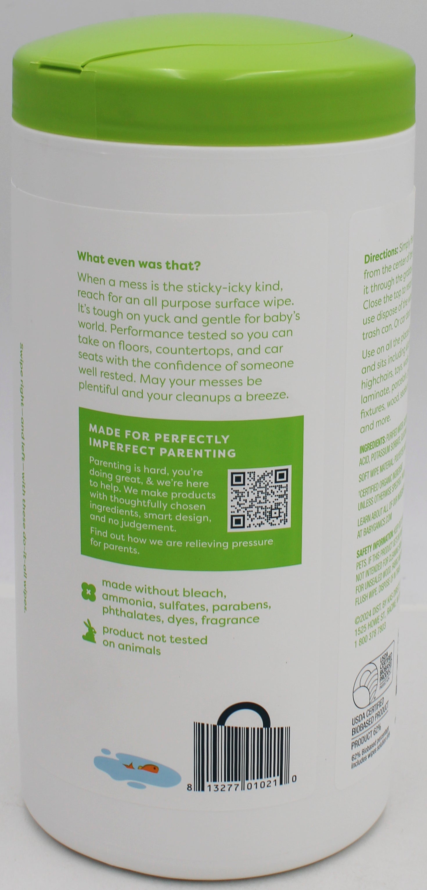 BABYGANICS ALL PURPOSE SURFACE WIPES 75ct US