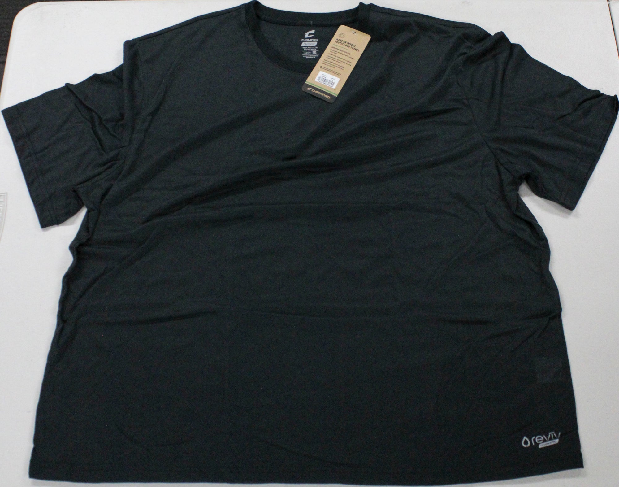 T-SHIRT - ADULT - BLACK - 2XL