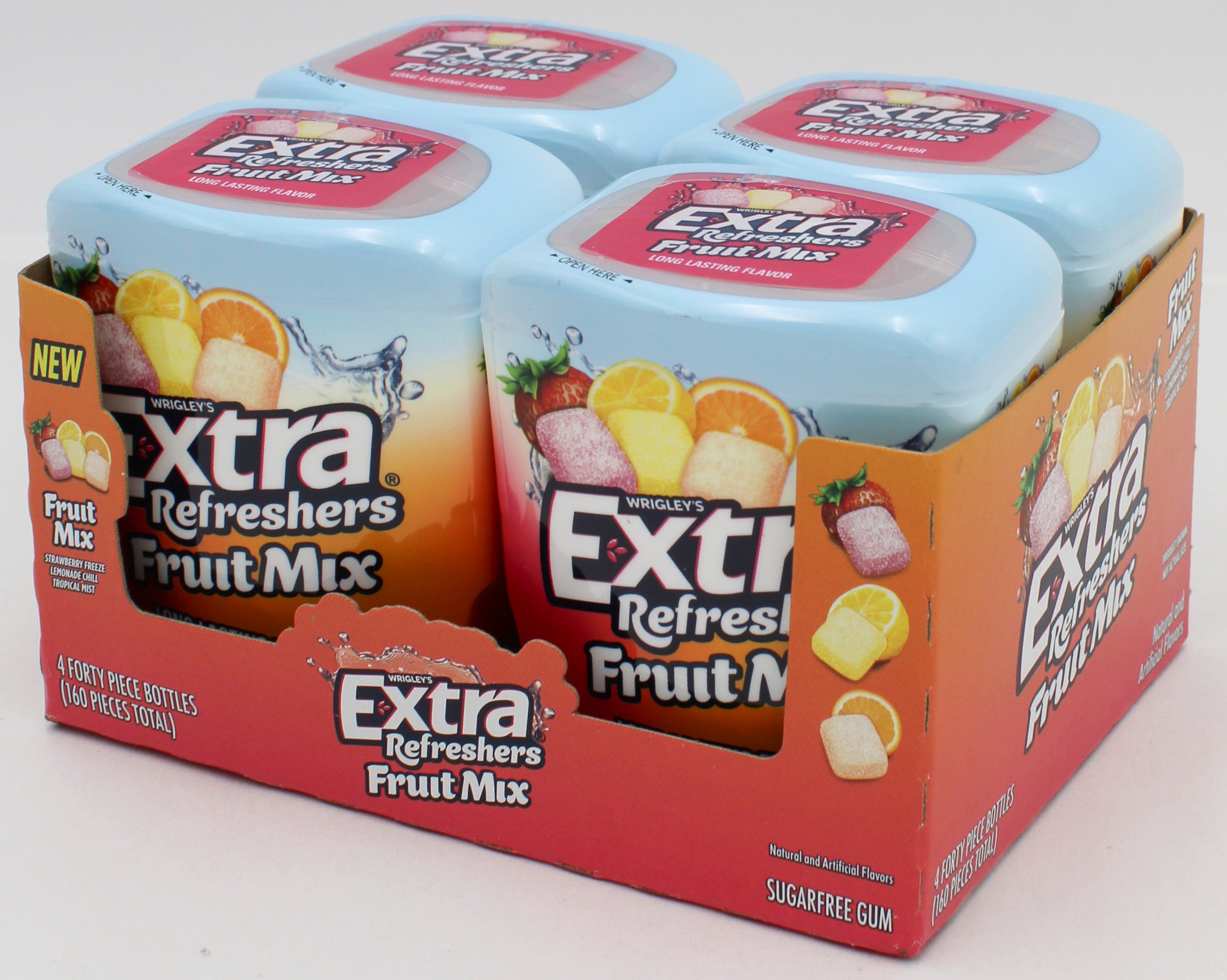 EXTRA REFRESHERS SUGAR FREE FRUIT MIX 40 PC BB 7/16/26