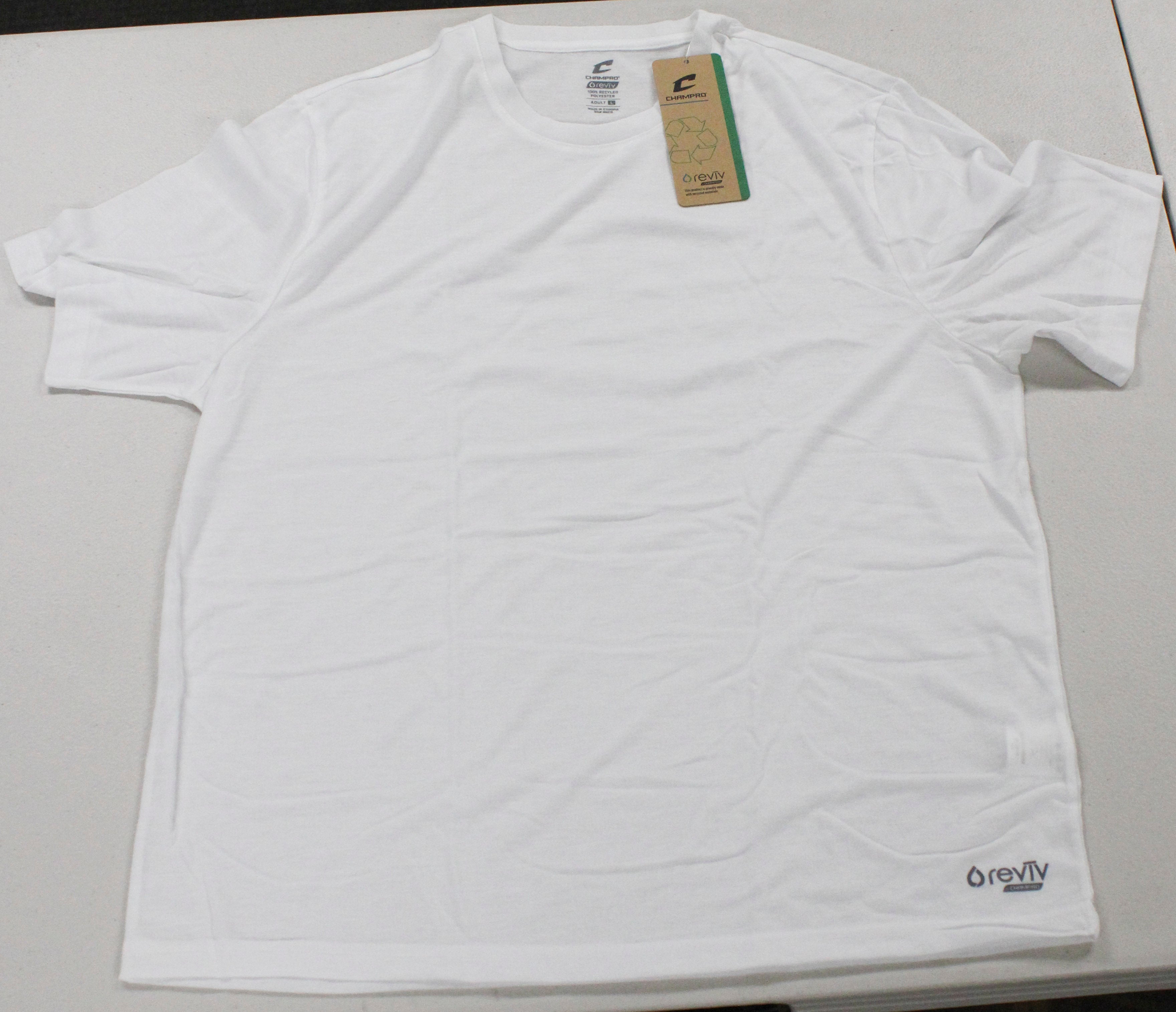 T-SHIRT - ADULT -WHITE- L