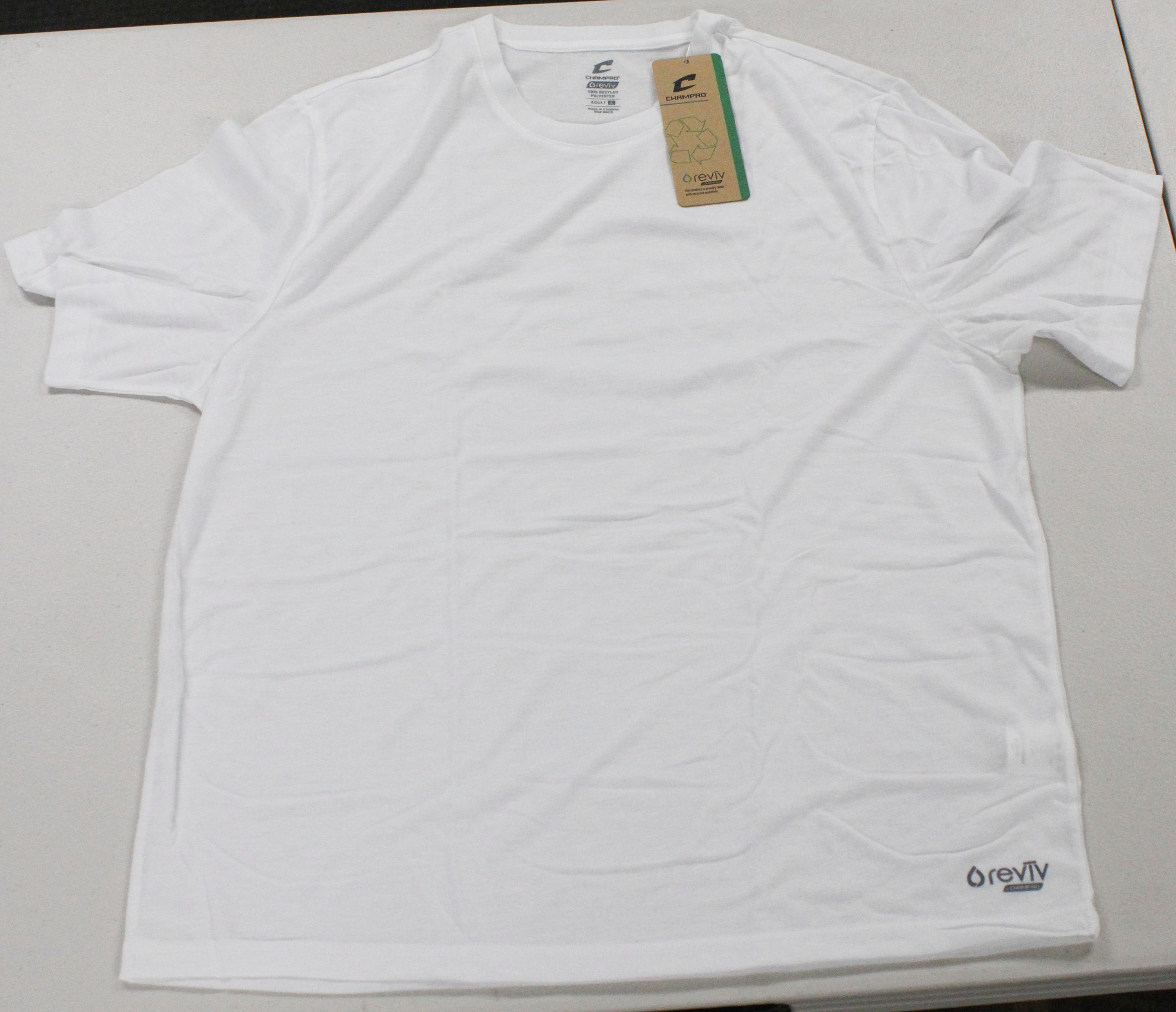 T-SHIRT - ADULT -WHITE- L