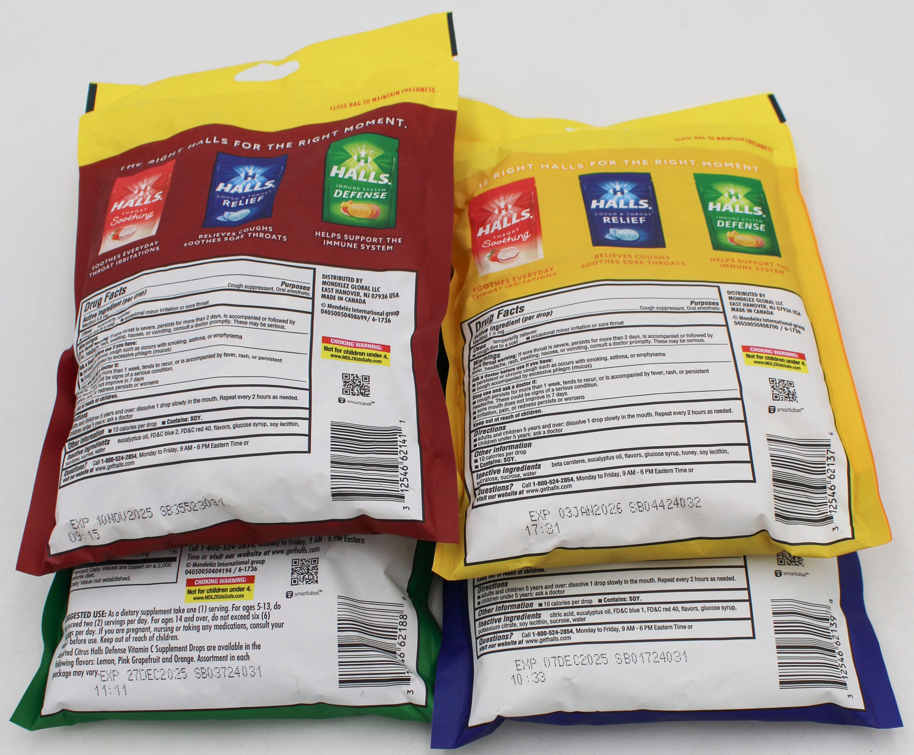 HALLS DEFENSE ECONOMY 60PC BAG FLOORSTAND EXP 11/10/25