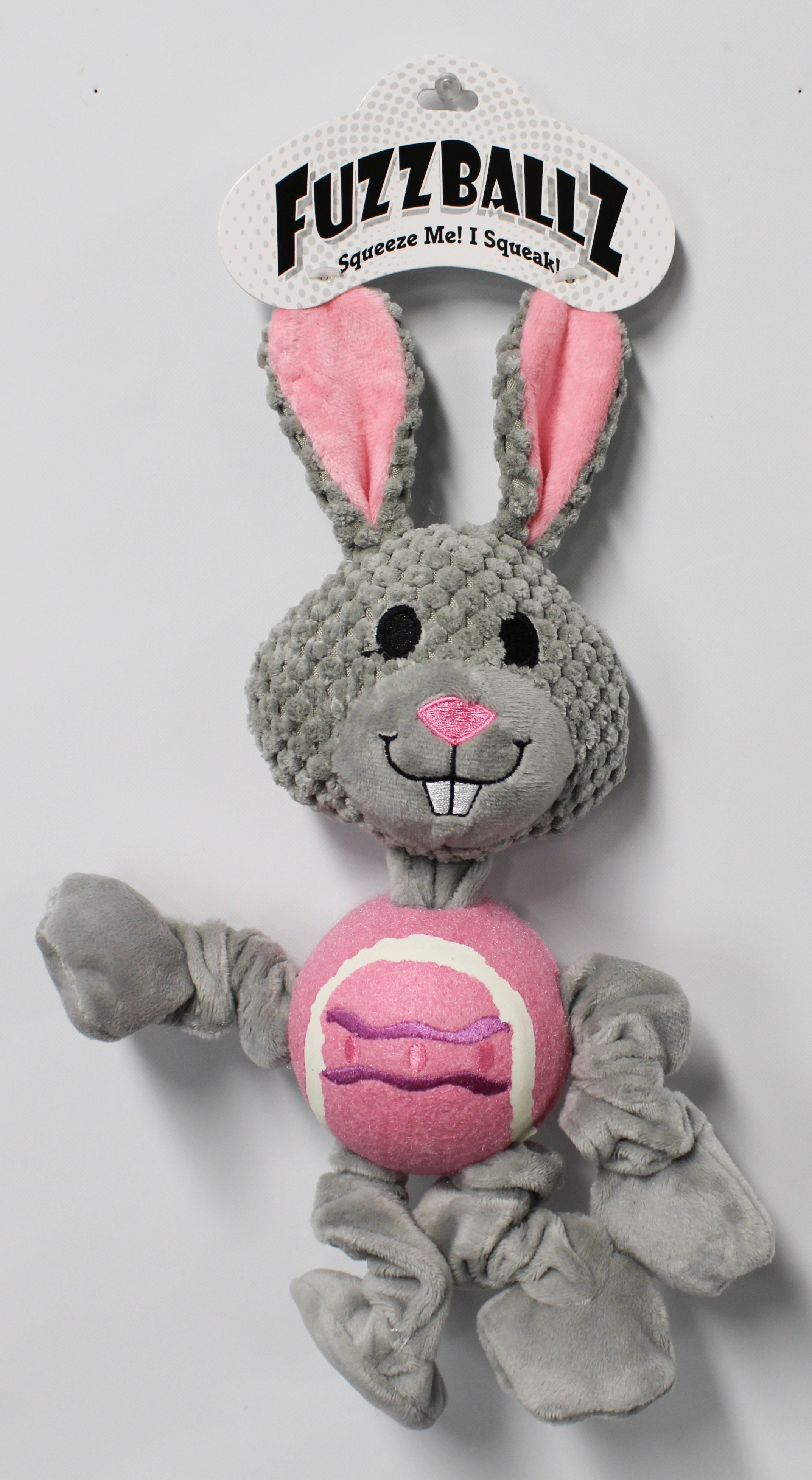 Bungee Ballz Rabbit Dog Toy 10.25" Bulk Pack