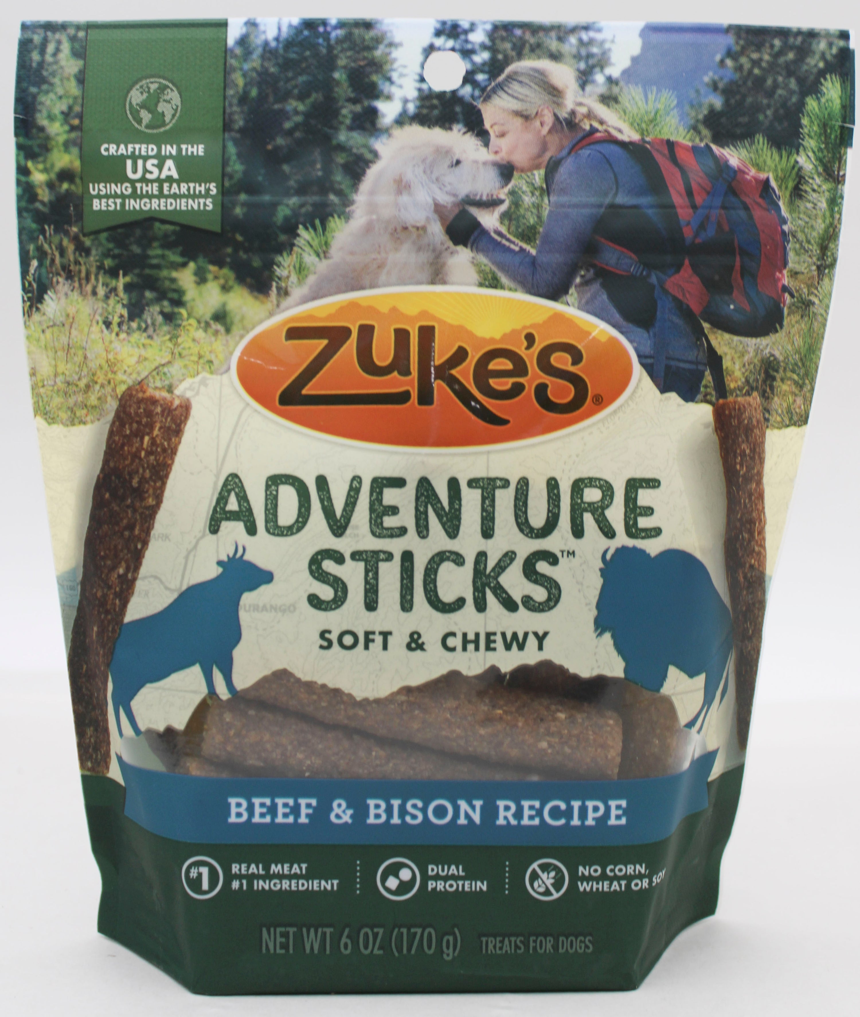 Purina Zuke's Adventure Sticks Beef & Bison 6oz Bulk Pack
