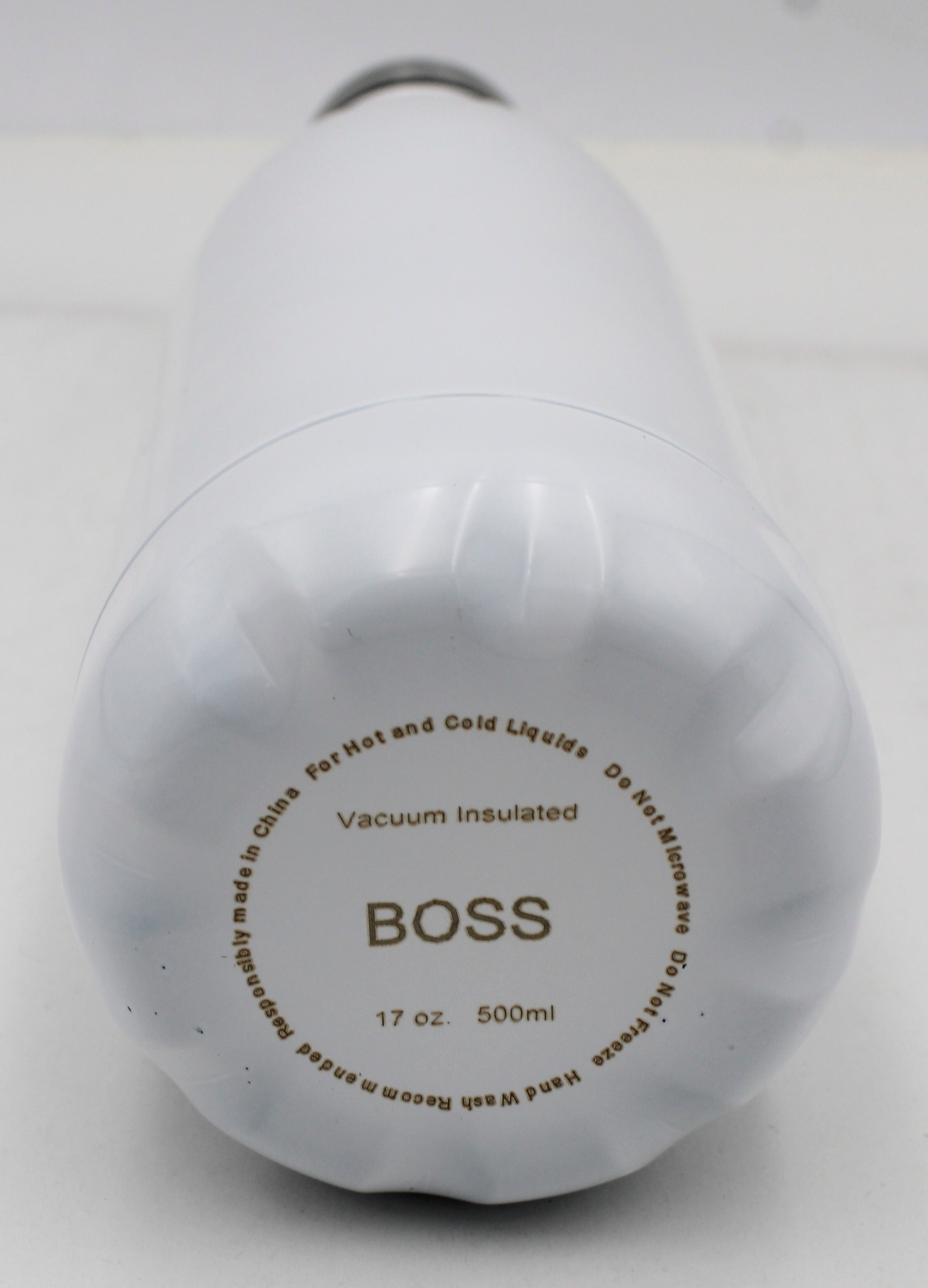 STAINLESS STEEL INSULATED BOTTLE MATTE WHITE 17oz.