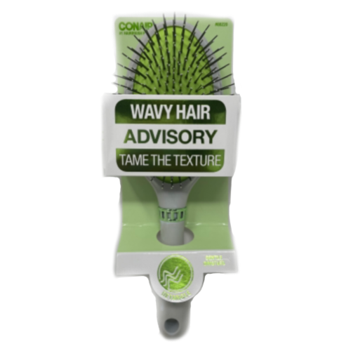 CONAIR WOMEN'S HAIRBRUSH FOR WAVY HAIR-GREEN NI