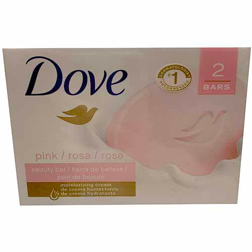 DOVE BAR SOAP 4oz/2CT-PINK