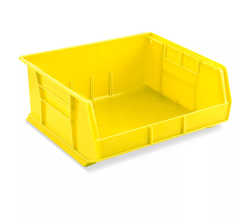 S-12422 HOPPER BIN 18x16.5x11 YELLOW USED