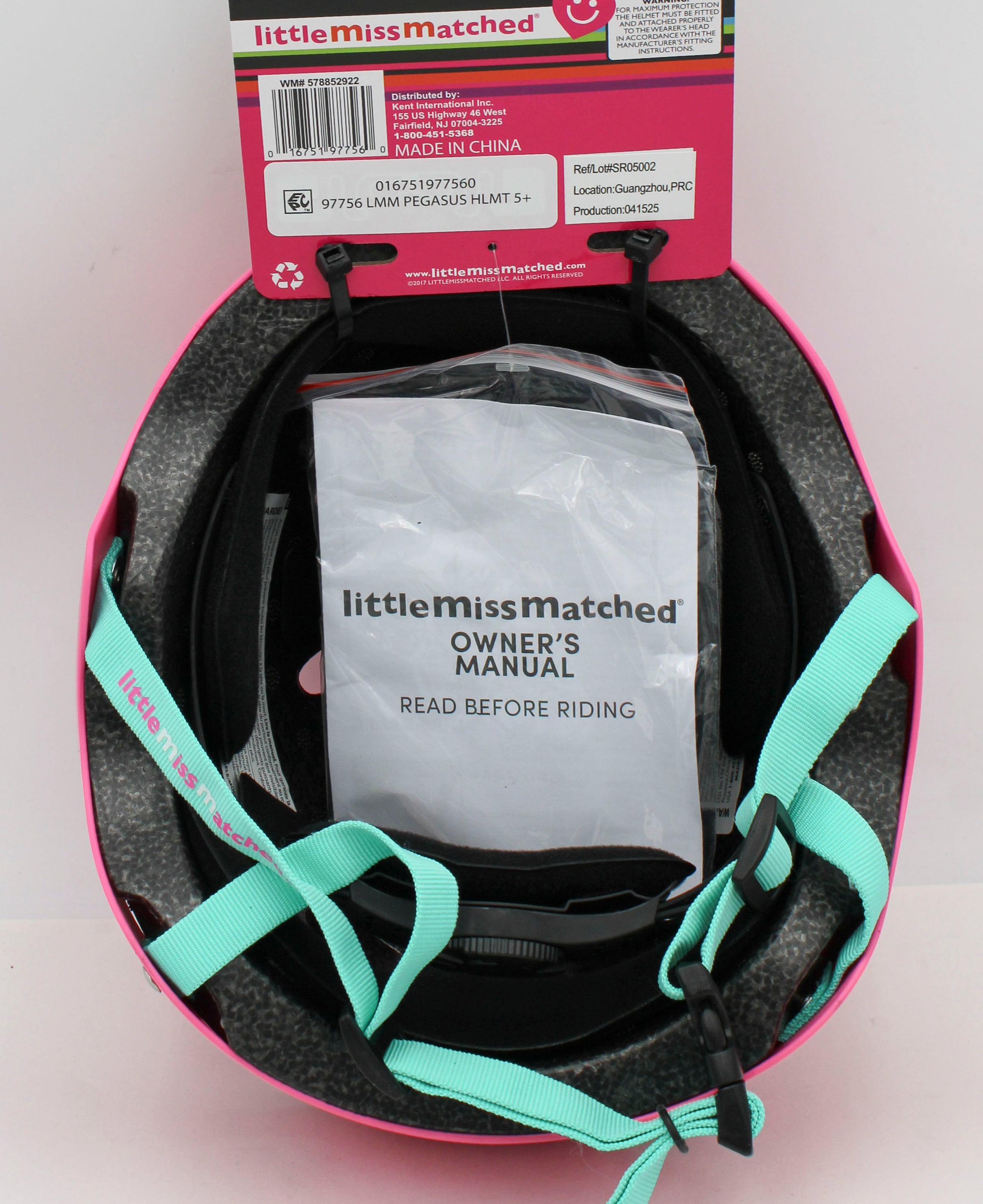 LITTLE MISS MATCHED DENIM & SEQUIN HELMET 8+