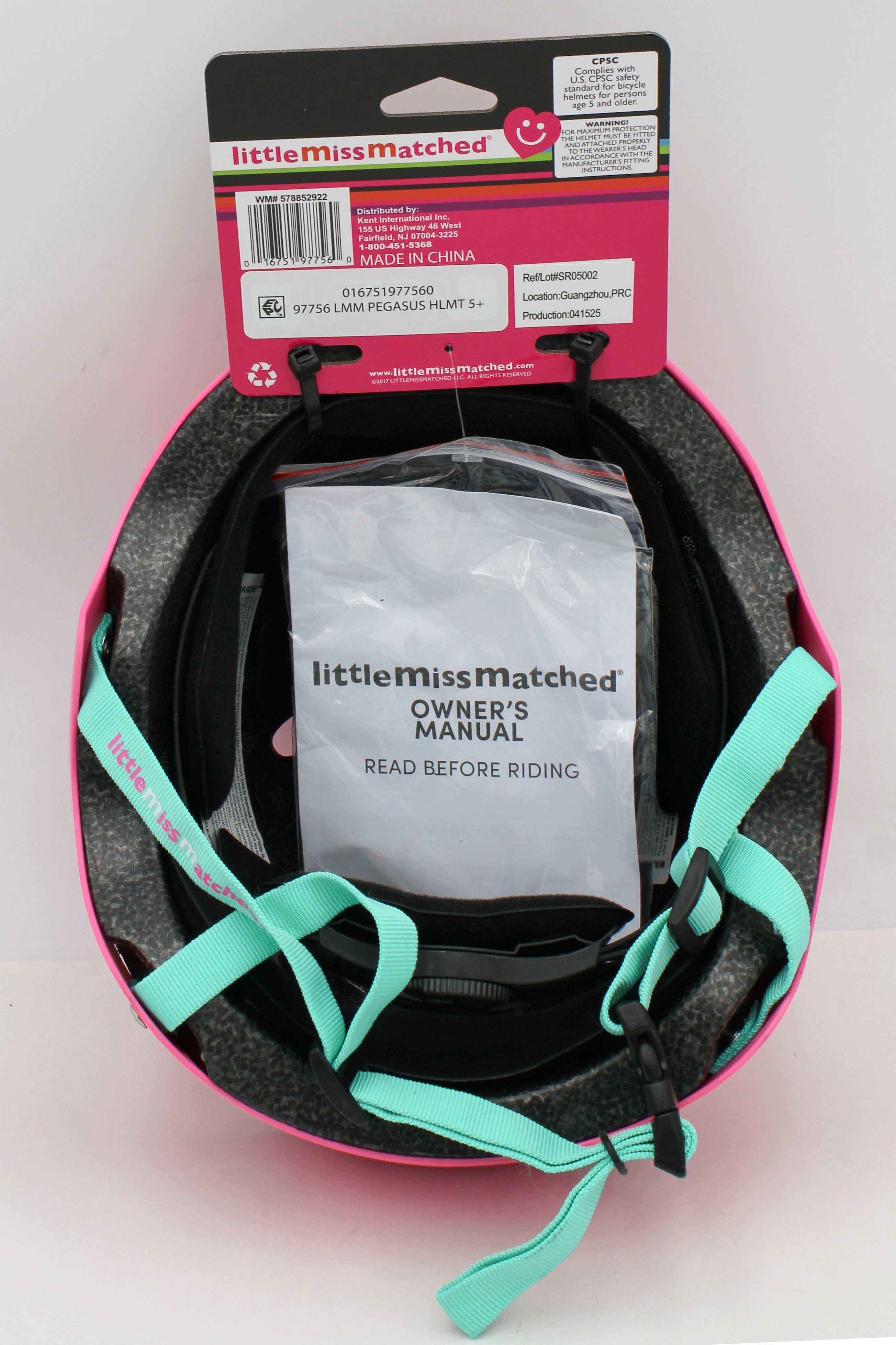 LITTLE MISS MATCHED DENIM & SEQUIN HELMET 8+