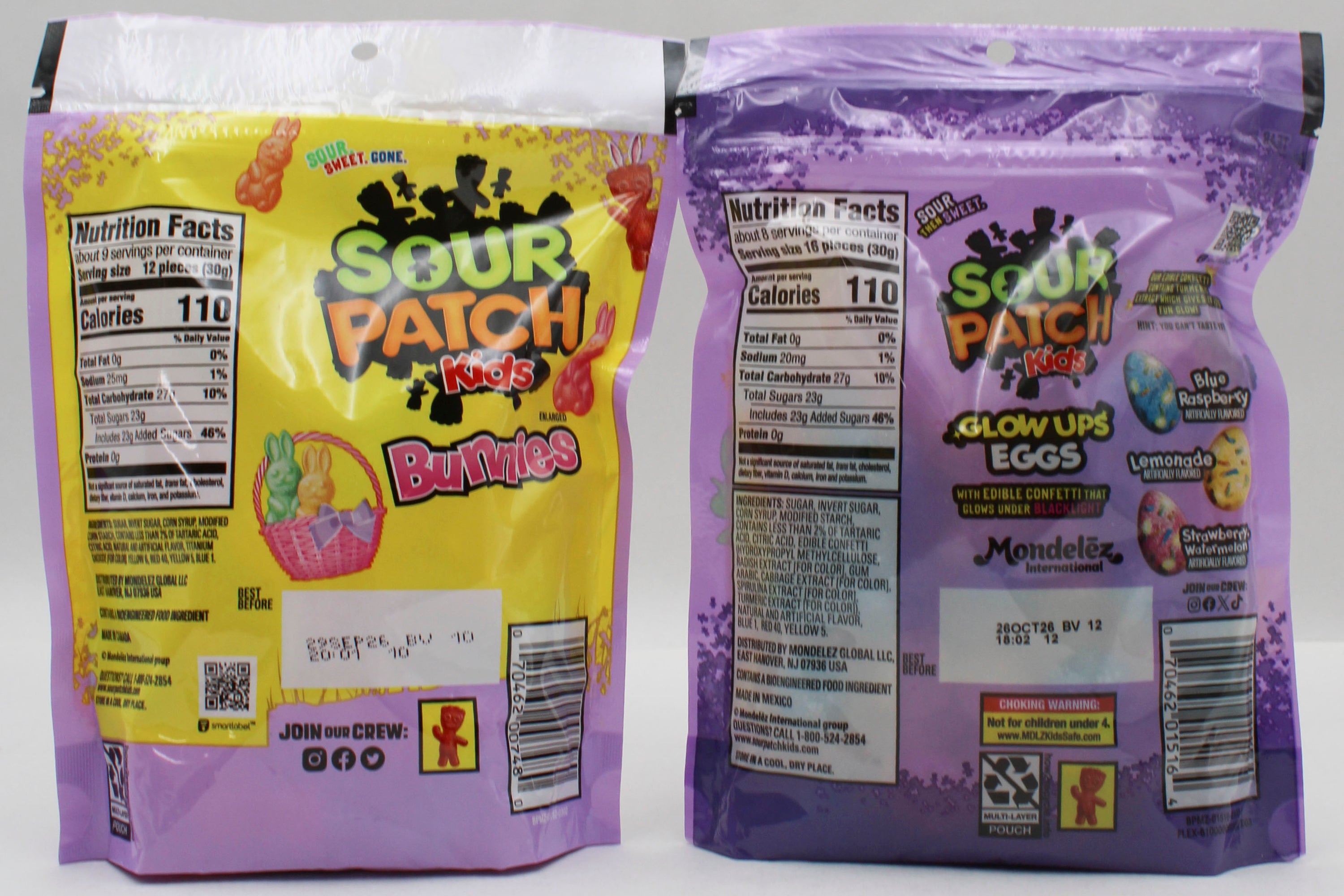 SOUR PATCH KIDS EASTER GLOWUPS BB 9/29/27
