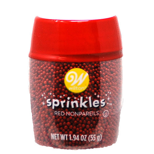 SPRINKLES NONPAREILS 1.94oz-RED